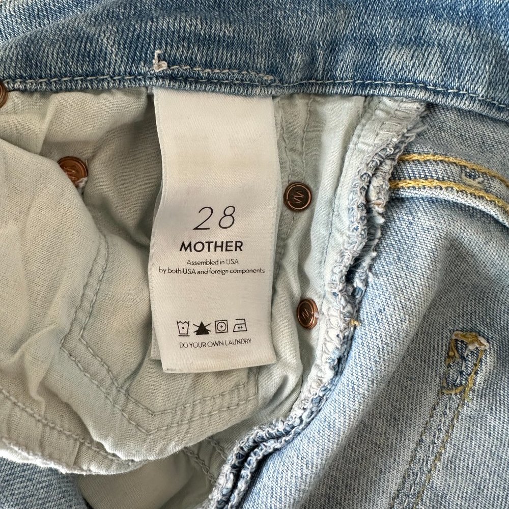 MOTHER Denim - The Looker Ankle Fray (Across the Map) - Picture 4 of 5